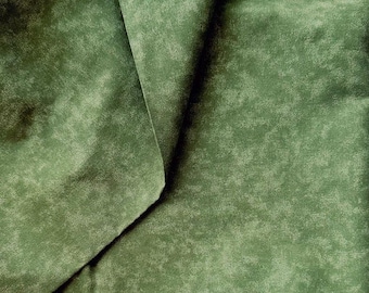 GRASGRÜN 100% Baumwolle KONA Stoff / Stoff für Quilts, Kleidung, Röcke, Taschen, Material atmungsaktiv / Verkauft von 1/2 Yard, Army Green Khaki
