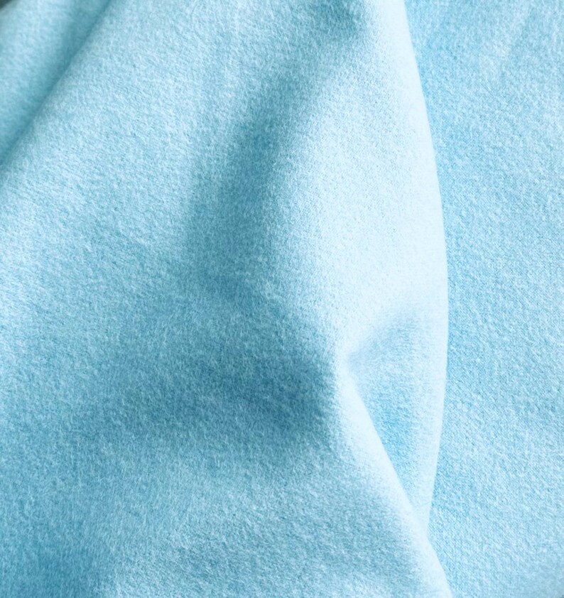 NAVY BLUE FLANNEL Cotton Fabric/ Anti-pill Premium Robert Kaufman Flannel /Sold by 1/4 or 1/2 Yard Quilting Material Christmas, Light Blue image 9