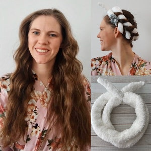 HEATLESS CURLING RIBBON/ Heatless Curls/ Beautiful Hair/ Beach Wave Curls for Long or Short Hair/ Curly Hair / Spa Hair Gift Robe Curls Band