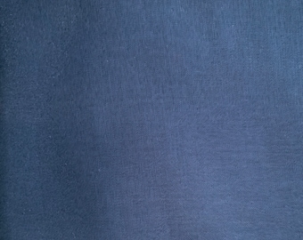 Navy Blue 100% Cotton Fabric/ Fabric for Masks / Sold by 1/2 Yard / Quilting Fabric / Light to Medium Thread Count / Not Heavy