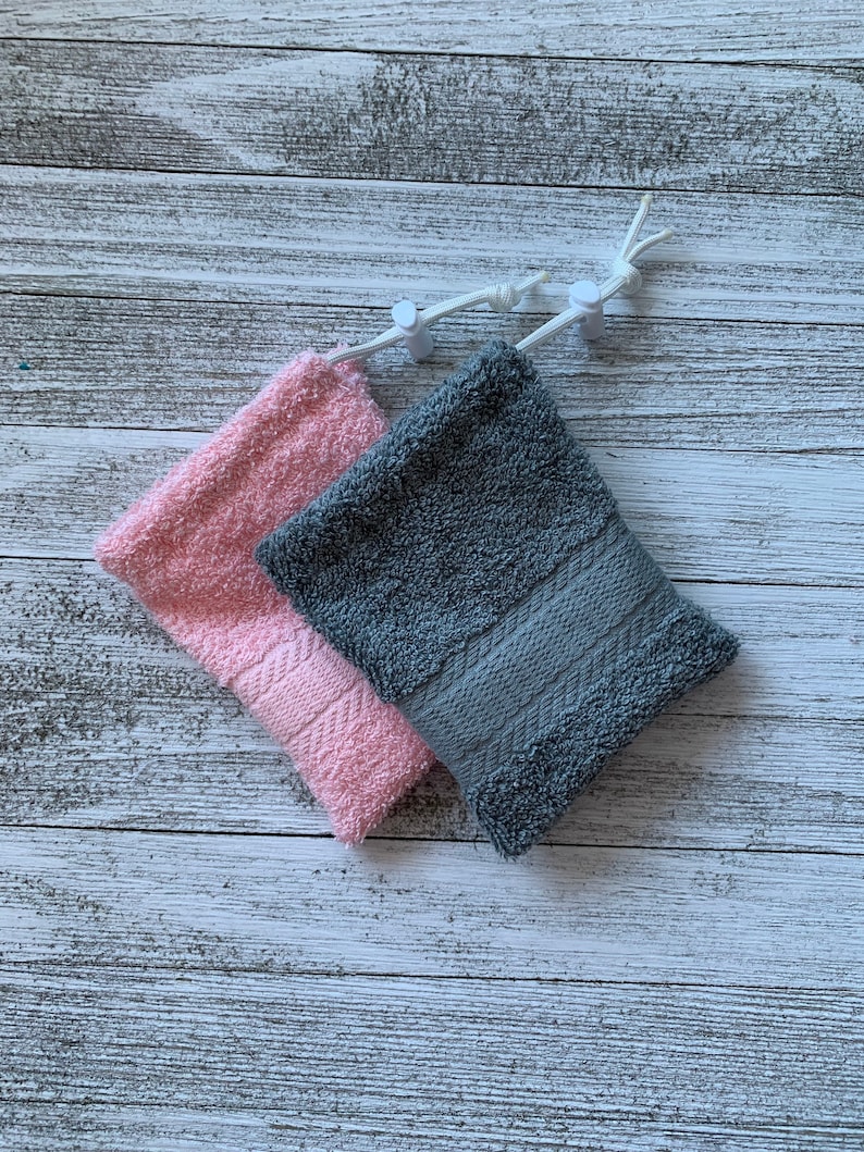 Soap Saver Bag With Drawstring Spa Gift /100 Terry Cloth Etsy