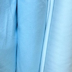 NAVY BLUE FLANNEL Cotton Fabric/ Anti-pill Premium Robert Kaufman Flannel /Sold by 1/4 or 1/2 Yard Quilting Material Christmas, Light Blue image 6