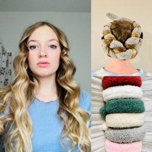 HEATLESS CURLS RIBBON/ Robe Curl Band Heatless Curler For Beach Wave Curls and Long Hair/ Heatless Curling Headband Child Teens Girls Women