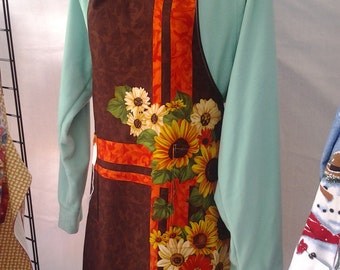 Aprons, cotton, colorful, embroidered