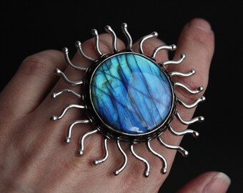 Statement rings for women Cocktail ring Large rings Modern jewelry Trendy rings Big chunky rings One of a kind ring Statement jewelry