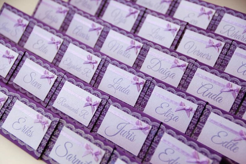 Wedding Place Cards Wedding Placement Cards Lace Place Etsy