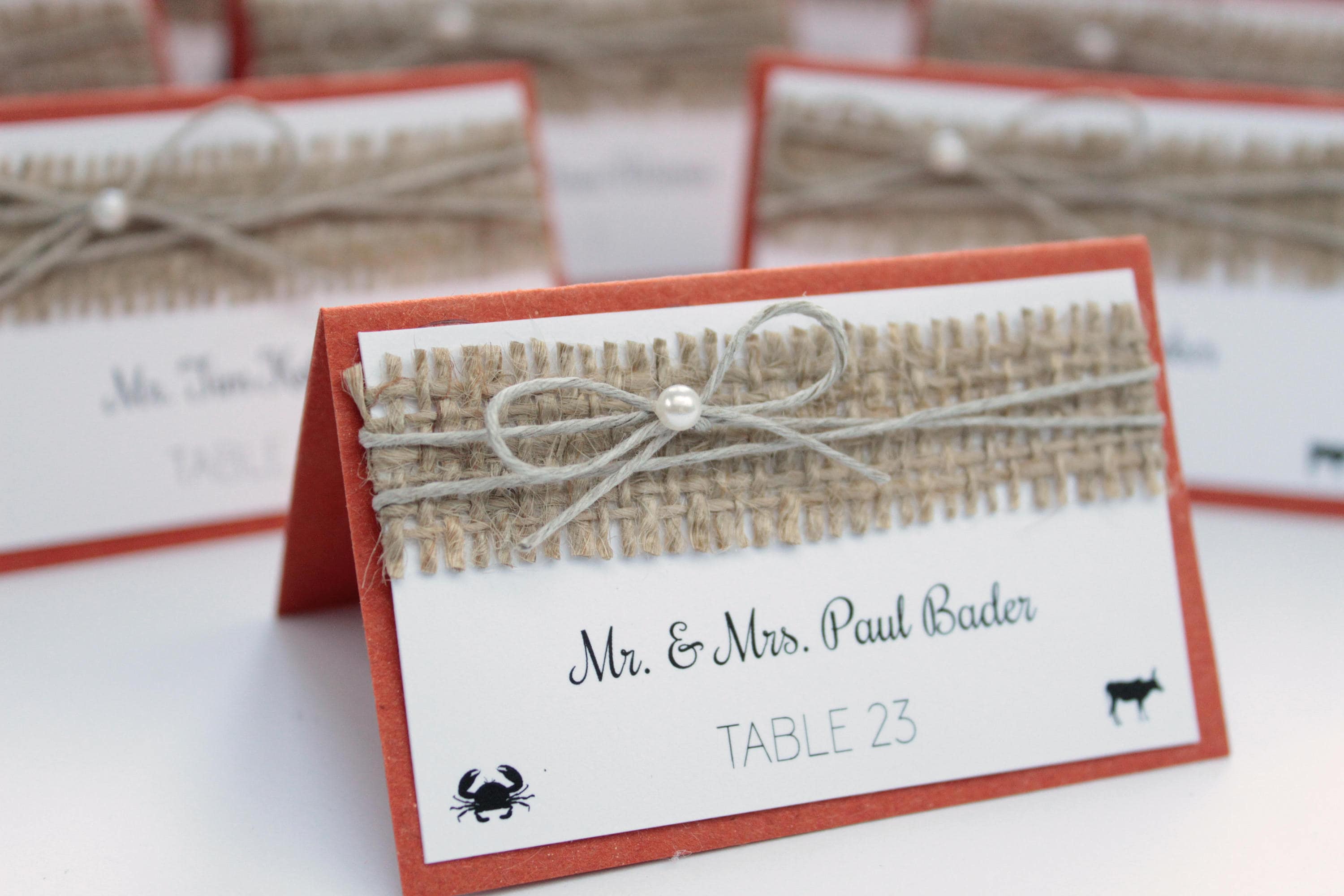 Wedding Place Cards Wedding Placement Cards Rustic Place Etsy