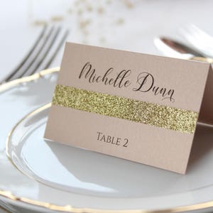 Tarjetas de lugar con purpurina dorada, tarjetas de lugar en tonos rubor y dorado, tarjetas de lugar con purpurina, tarjetas de lugar en tonos rubor, tarjetas de ubicación para bodas, tarjetas con nombre