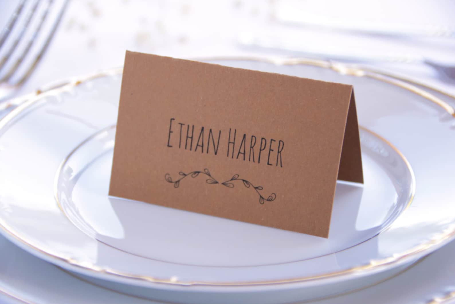 Wedding Placement Cards Rustic Wedding Place Cards Wedding Etsy