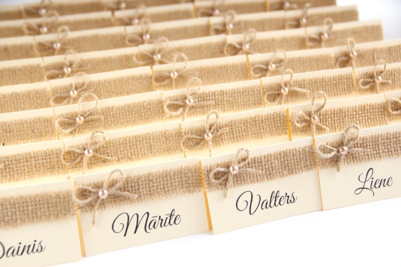 Wedding Place Cards Wedding Placement Cards Rustic Wedding Etsy