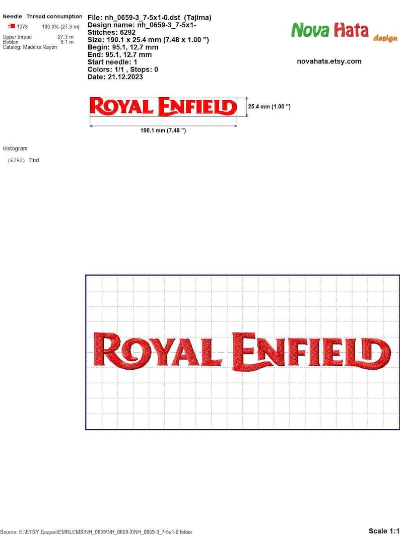 Logo Royal Enfield. Motorcycle Emblem. Machine Embroidery Design ...
