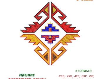 Decorative element. Design for machine embroidery, Buy and instantly download, 8 file formats for popular embroidery machines | NH_0606