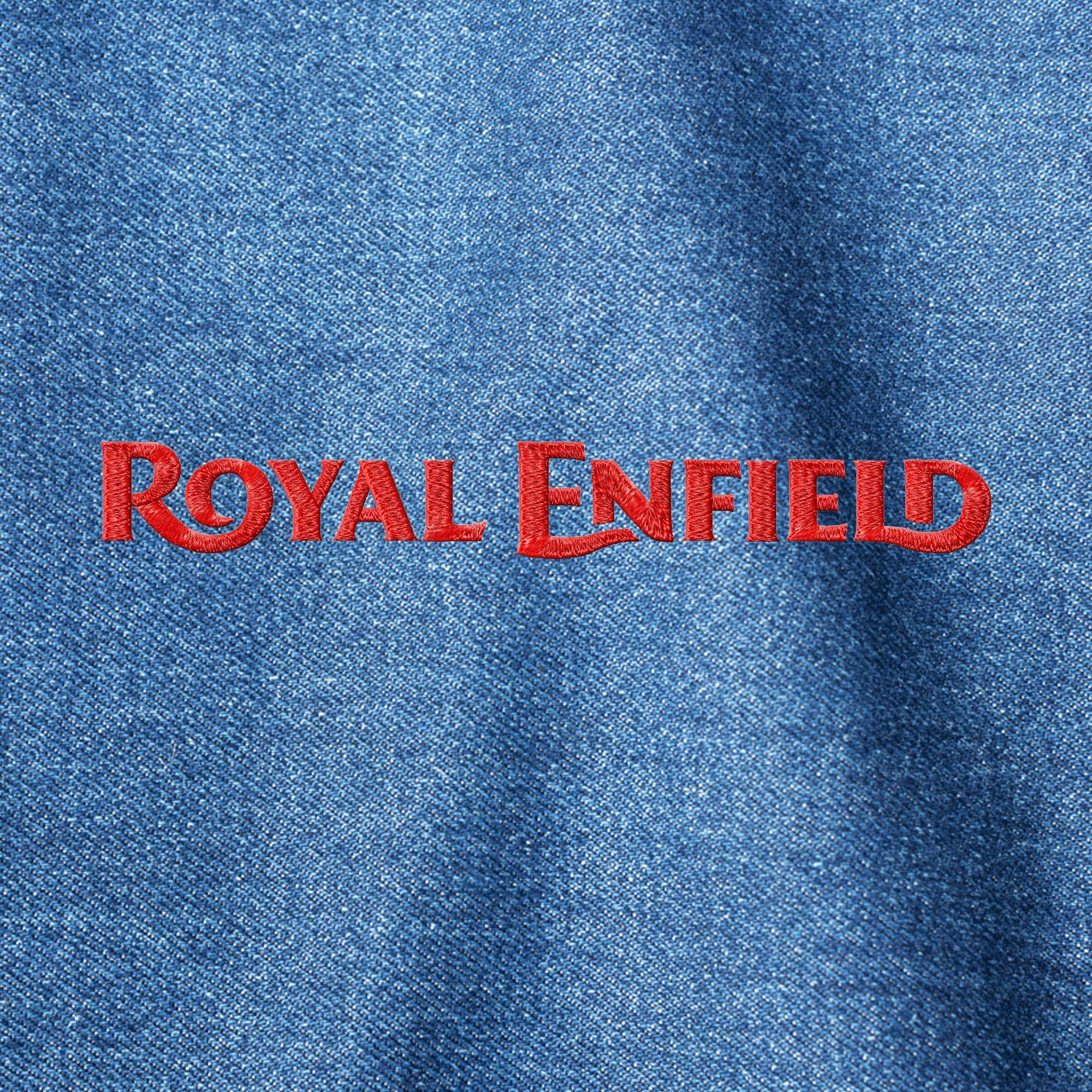Logo Royal Enfield. Motorcycle Emblem. Machine Embroidery Design ...