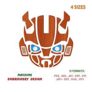 Machine Embroidery design. Transformer Bamblbi, downloadable embroidery file #NH_0703-4
