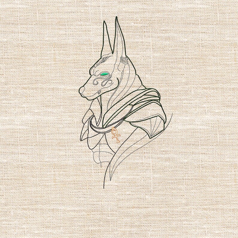 Osiris Design Egyptian God Osiris. Embroidery Design. Files: Pes, Etc. | #013-5 - Etsy