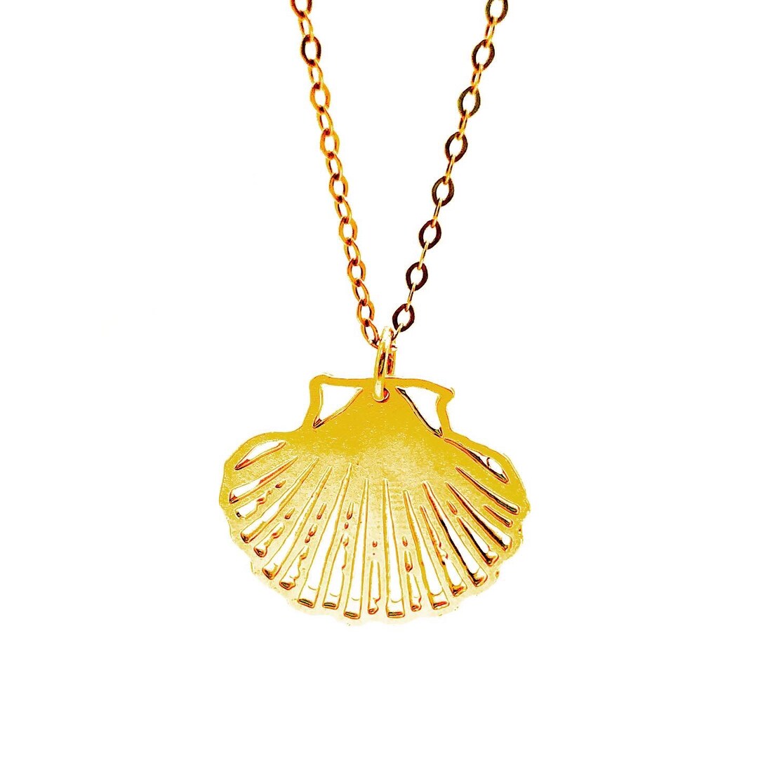 Sea Shell Necklace Sea Necklace Ocean Necklace Beach Jewelry Etsy