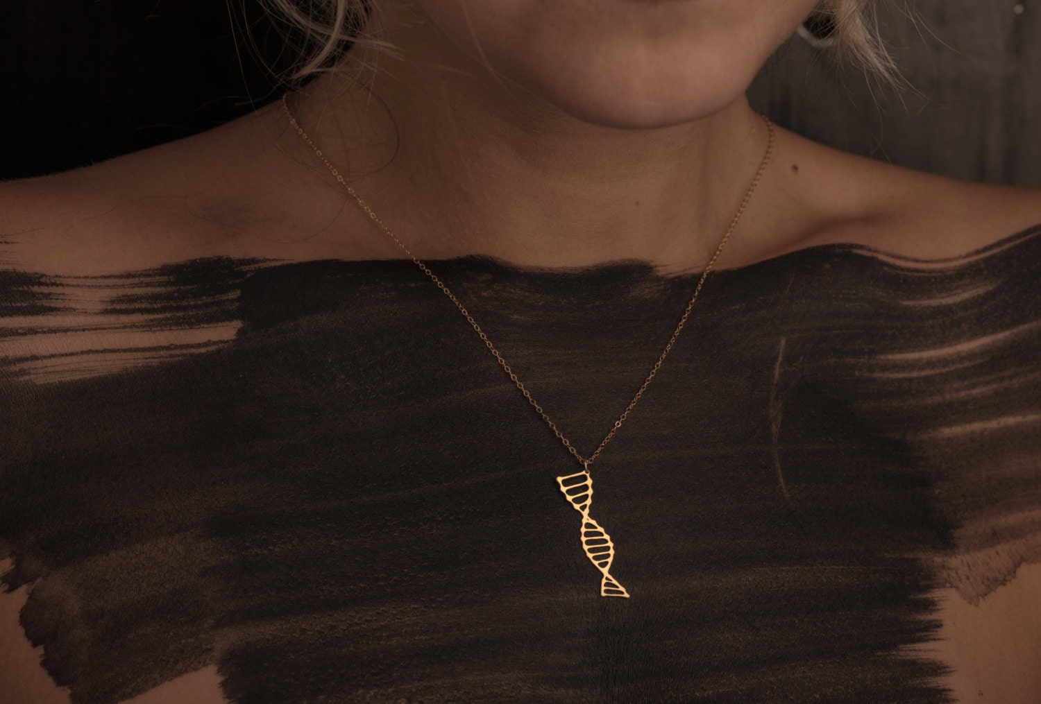 DNA Necklace: Sterling Silver Double Helix, Science Jewelry - Etsy