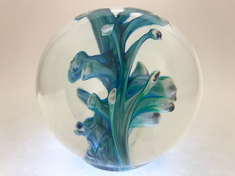 Handmade Blown Glass Paperweight by Mark Wagar Glass New Etsy