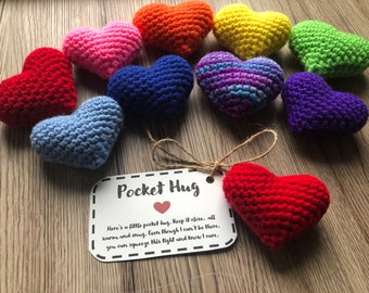 Pocket Hug - NEW OPTION ADDED - Choice of Keychain or Without Keychain