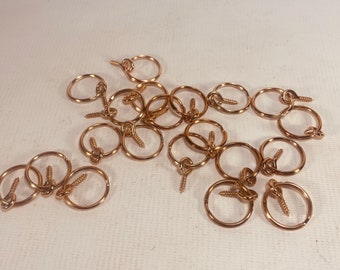 Picture Hook Rings with Screw in Eyes x 20