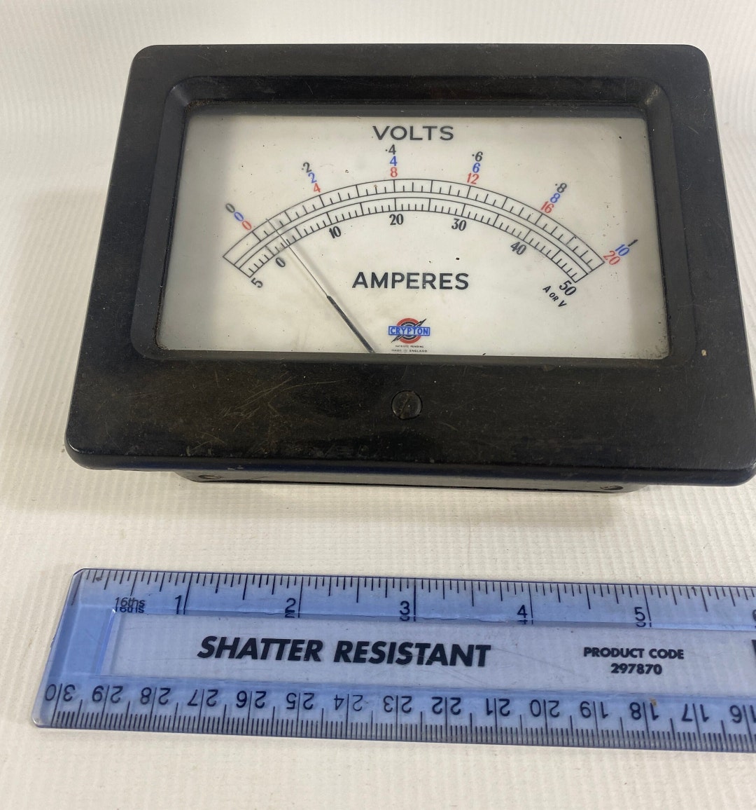 Vintage Volts and Amperes Meter - Etsy