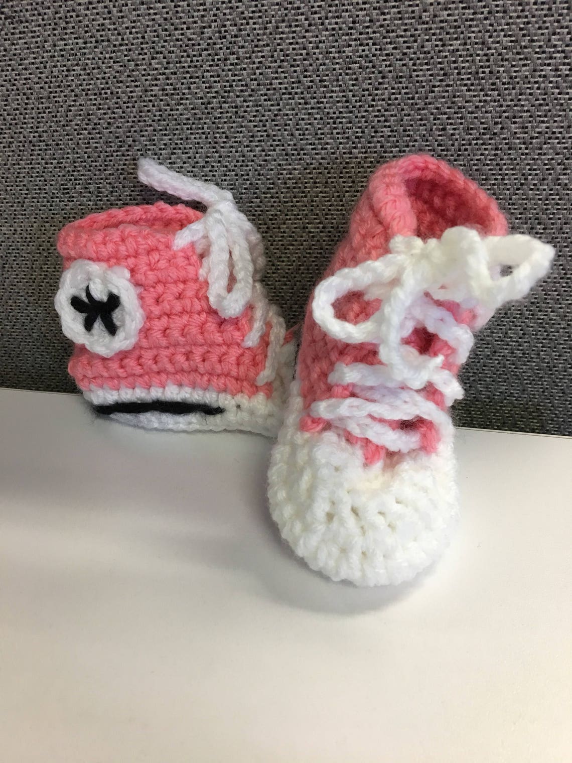 Crochet Converse Baby Booties Etsy
