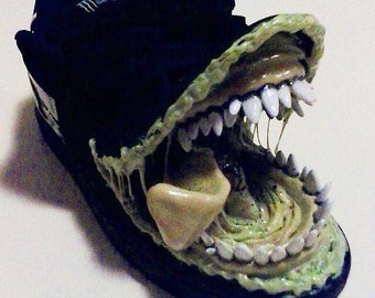 Monsterror DC Shoe, sculpture, monster, art, custom, DC