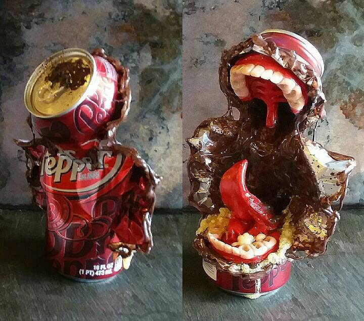 Dr Pepper - Horror Art, Monster, Zombie, Art, Monster Can - Etsy