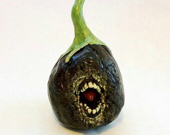 Zombie, zombie sculpture, custom zombie, custom, sculpture, custom sculpture, (Eggplant)