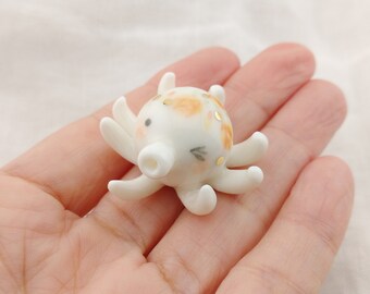 Porcelain cute mini octopus figurine ceramic miniature ornament decor decoration terrarium planter lover gift collectibles collection