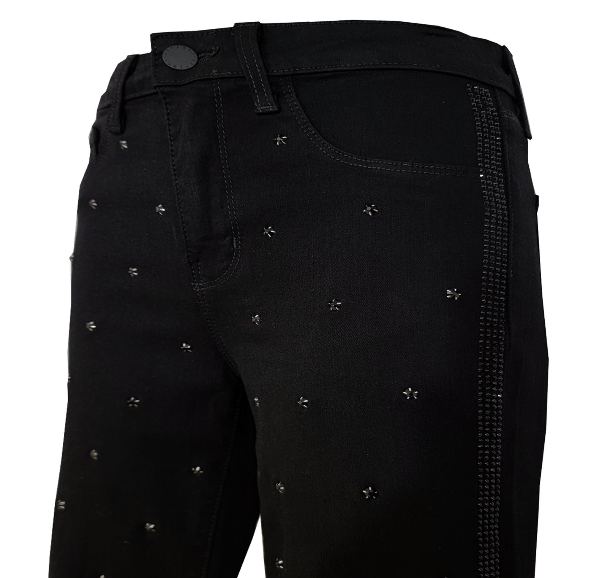 Midnight Express verschönerte Damen schwarze Denims