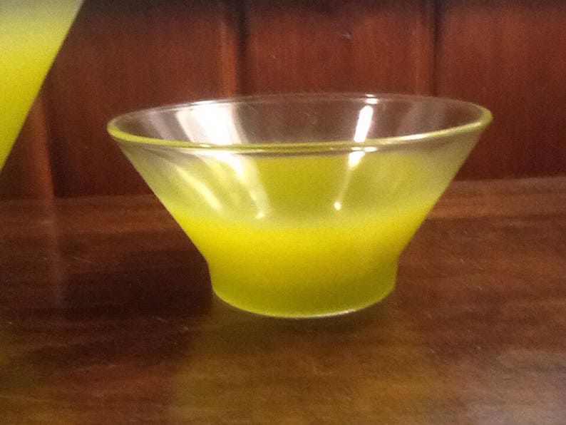 Retro Blendo Chip and Dip Set Buffet Entertaining serving bowl Tailgating Vintage Limey Green