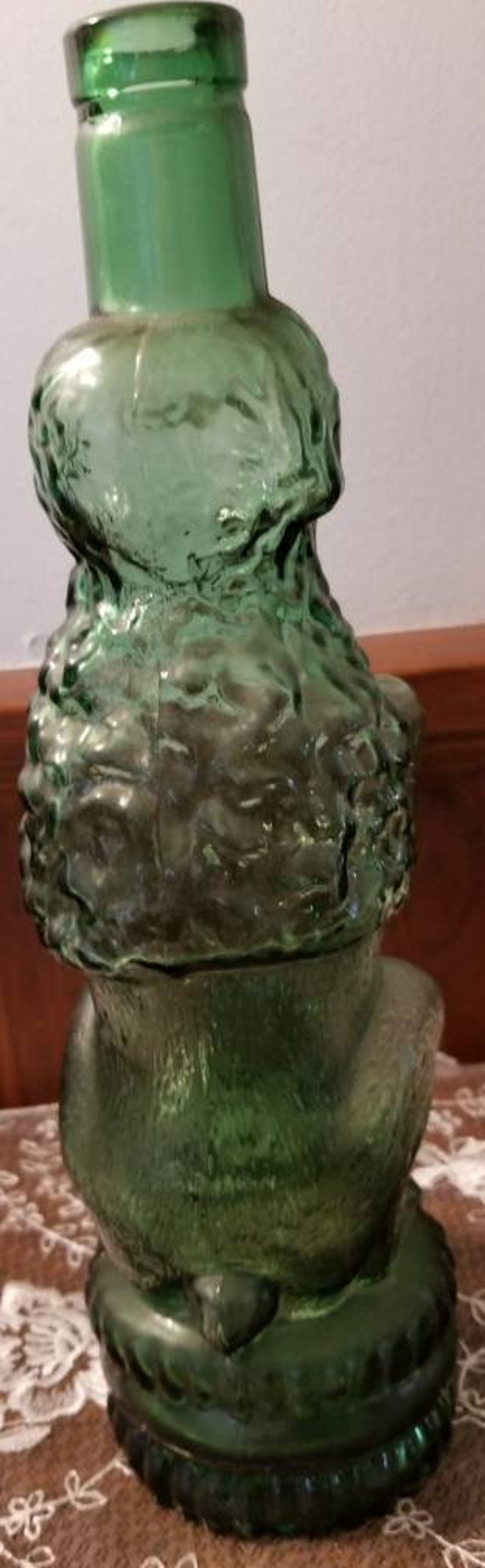 Sitting Poodle Vintage Window Decor husband gift man cave decor boyfriend Dog Green Decantor