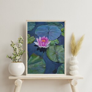 Lily Pad Original Oil Painting Print