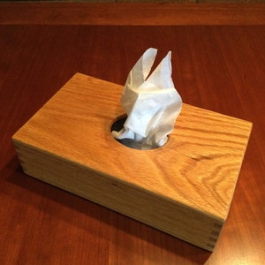 Oak Tissue Box 