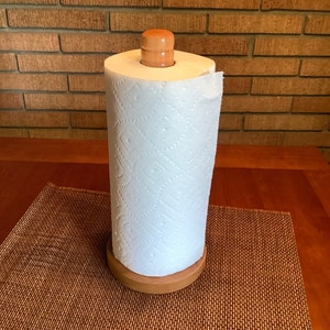 Paper Towel Holder - Paper Towel Dispenser - Cherry Paper Towel Holder