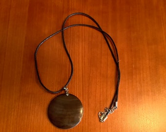 Pendant - Necklace - Walnut - Free Shipping - Gift for Her