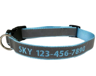 monogrammed dog collars and leashes