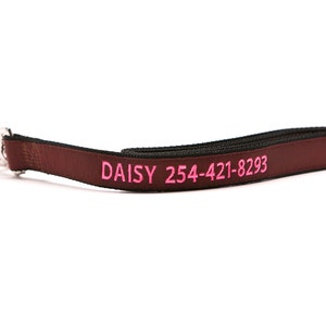 Custom Personalized Embroidered Dog Leash immagine 2