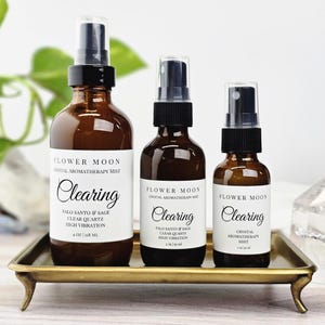Energy Clearing, Aromatherapy with Palo Santo & Sage, Crystal Infused Room Spray, Reiki, Meditation, Yoga, Positive Energy, New Home Gift image 5