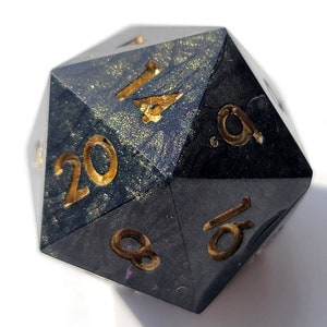Nelka - Single D20 | Handcrafted D20 | Hand Made dungeons and dragons dice