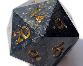 Nelka - Single D20 | Handcrafted D20 | Hand Made dungeons and dragons dice