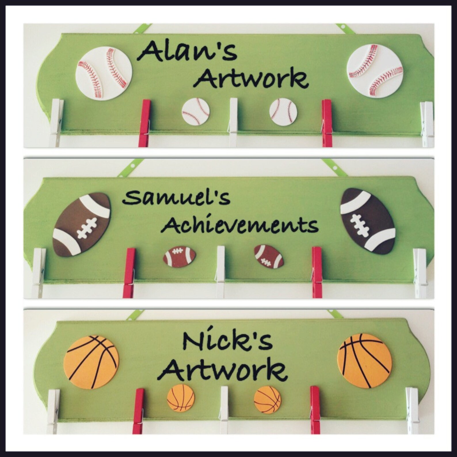 Children's Artwork Hanger Kid's Artwork Display Art Etsy