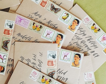 Envelope Addressing in Calligraphy | Custom Envelope Addressing for Weddings & Special Events