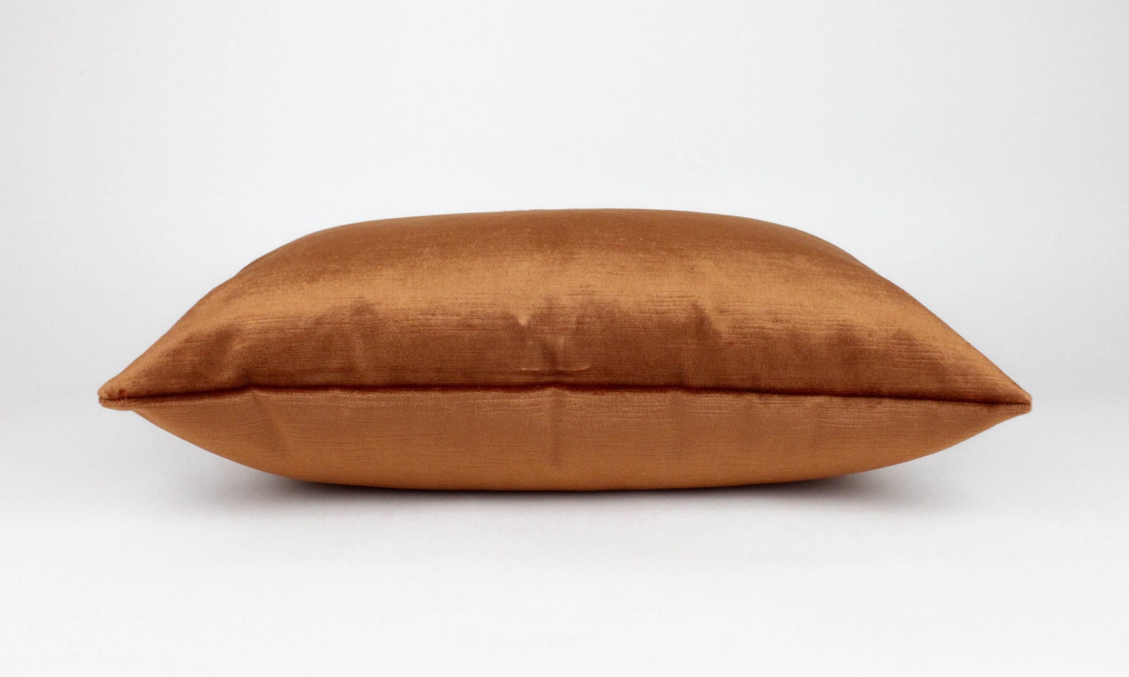 Rust/ Copper / Burnt Orange Velvet Lumbar Pillow Cover Etsy