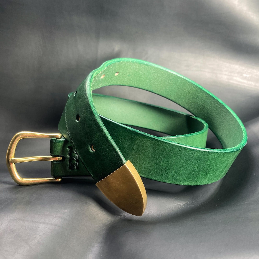 Premium Full Skin Belt in Apple Green main image 1
