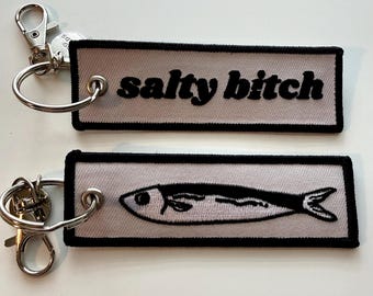 Salty Sardine Keychain/ Bag Charm