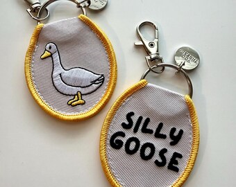 Silly Goose Keychain/ Bag Charm