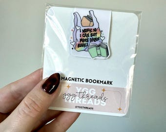 I Work so I Can Buy More Damn Books Bookmark | Magnetic Bookmark | Page Marker | Planner Bookmark | Bookish Gift | Bookstagram Booktok
