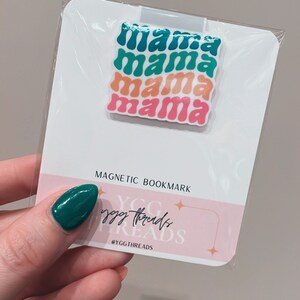 MAMA | Magnetic Bookmark | Page Marker | Planner Bookmark | Bookish Gift | Bookstagram Booktok